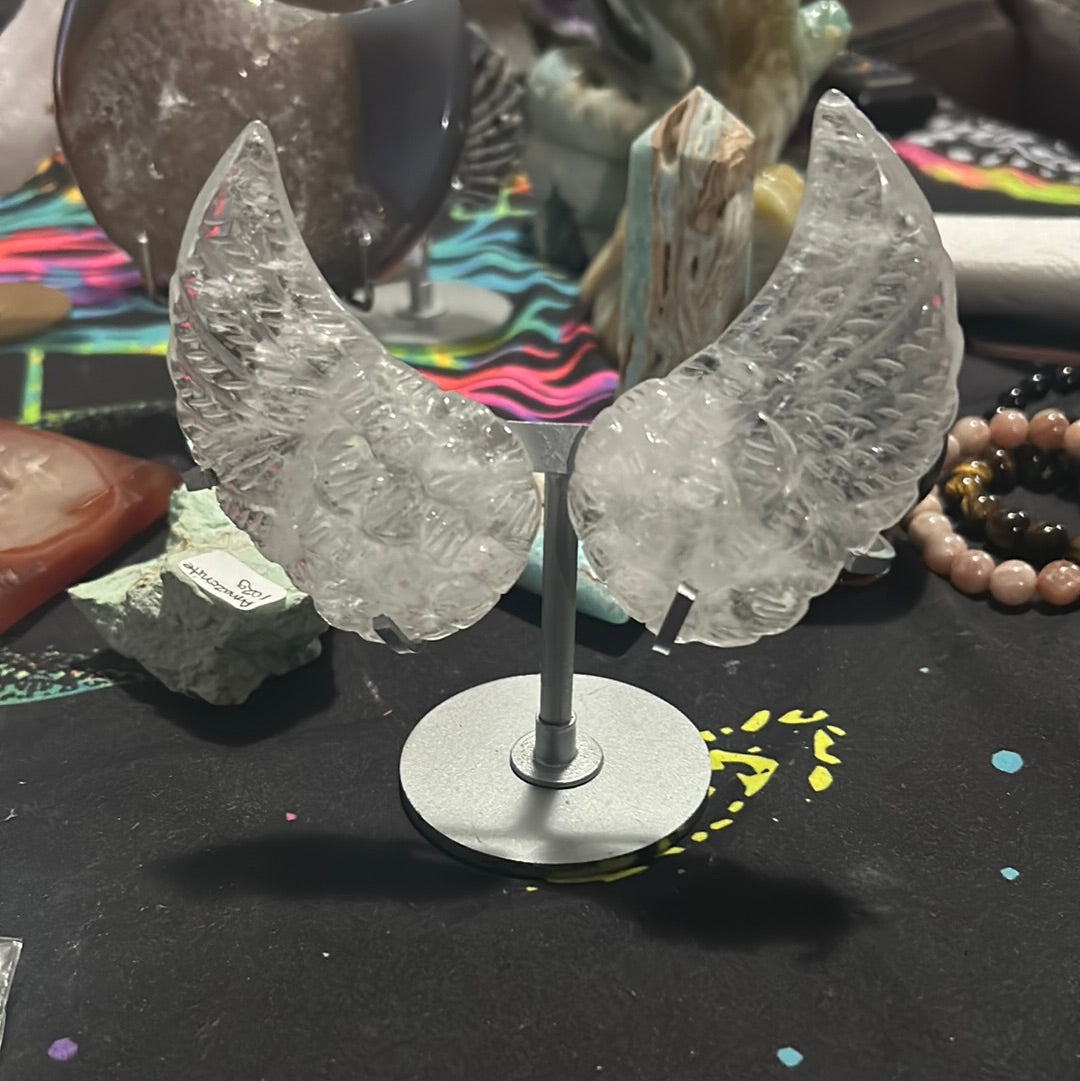 Clear quartz Angel wings