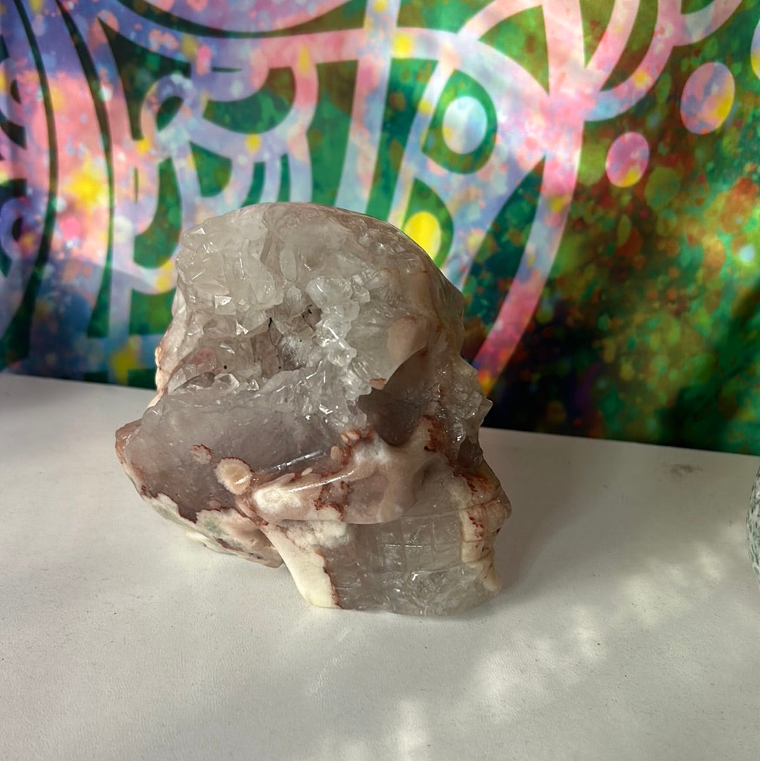 Pink Amethyst Skull