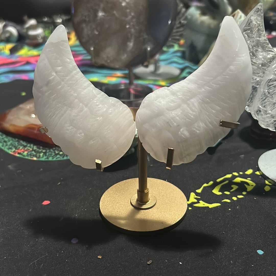 Pink Mangano angel wings