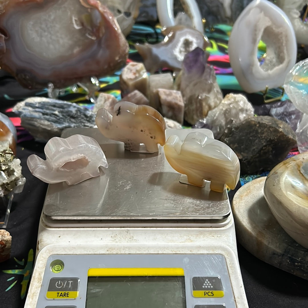 Agate Elephants