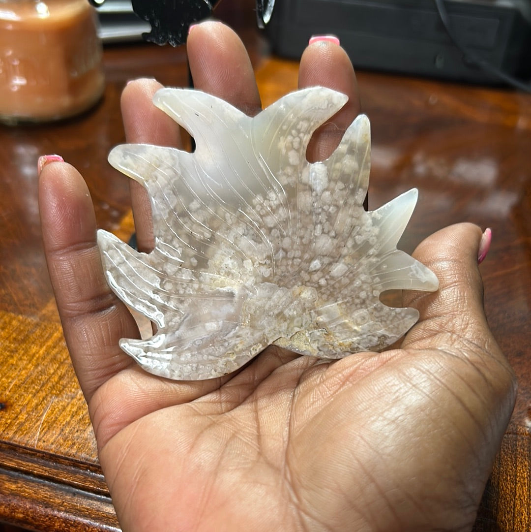 Flower Agate 9 Tail Fox
