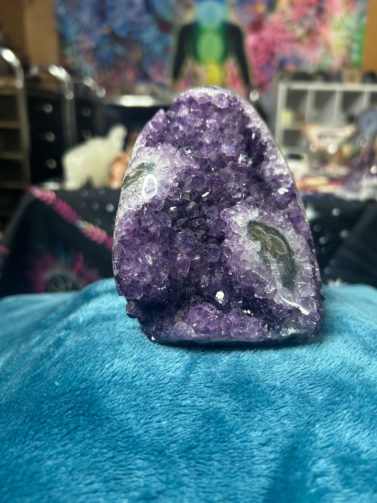 Amethyst w/Flowers