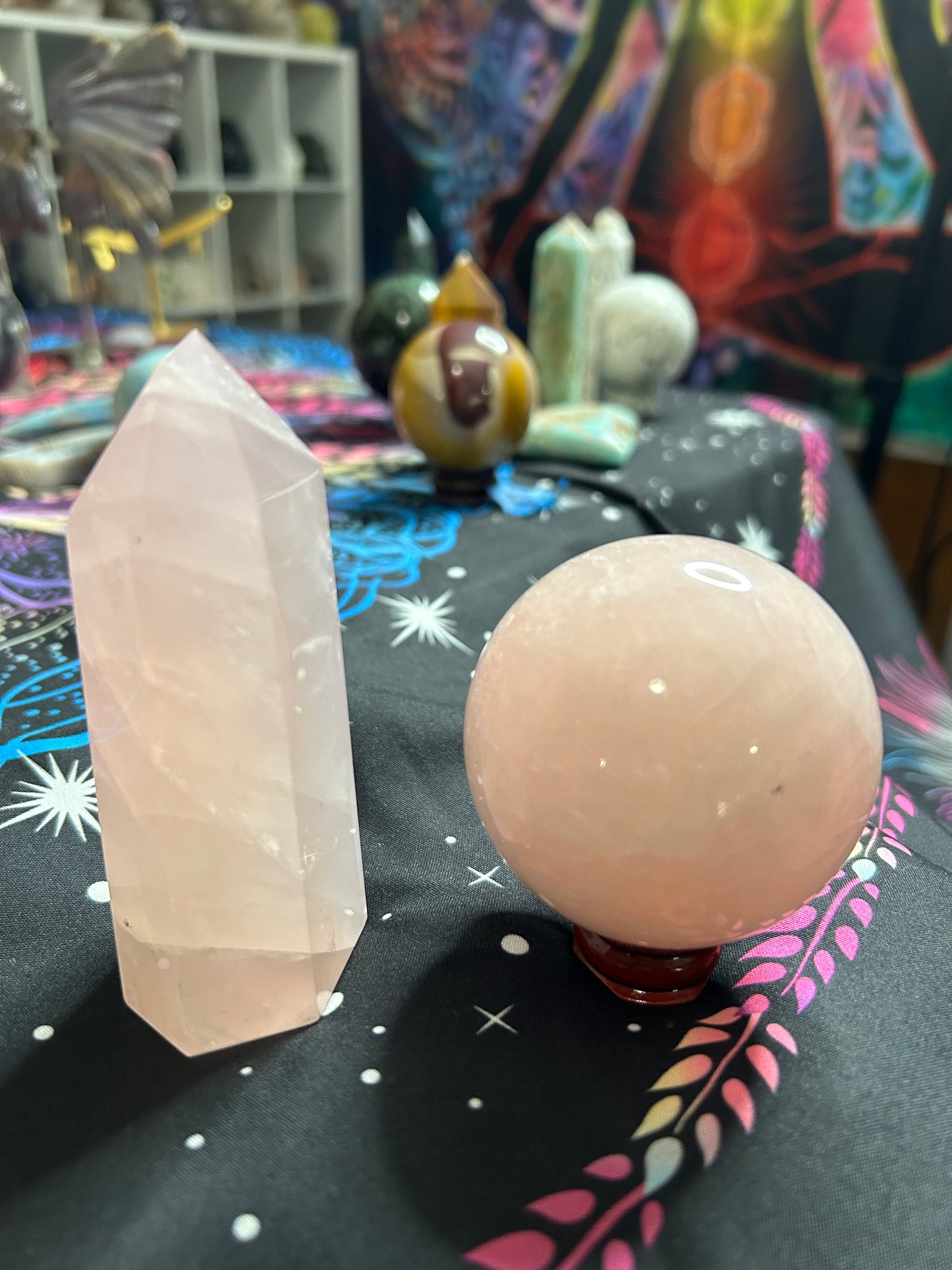 Rose quartz, bundle