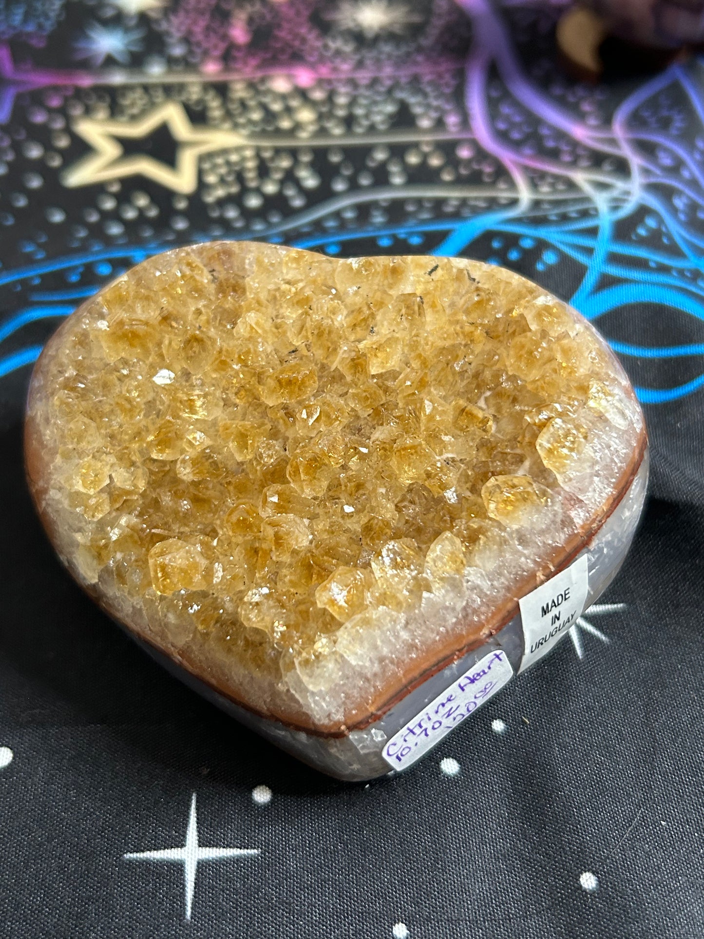 Beautiful, citrine heart