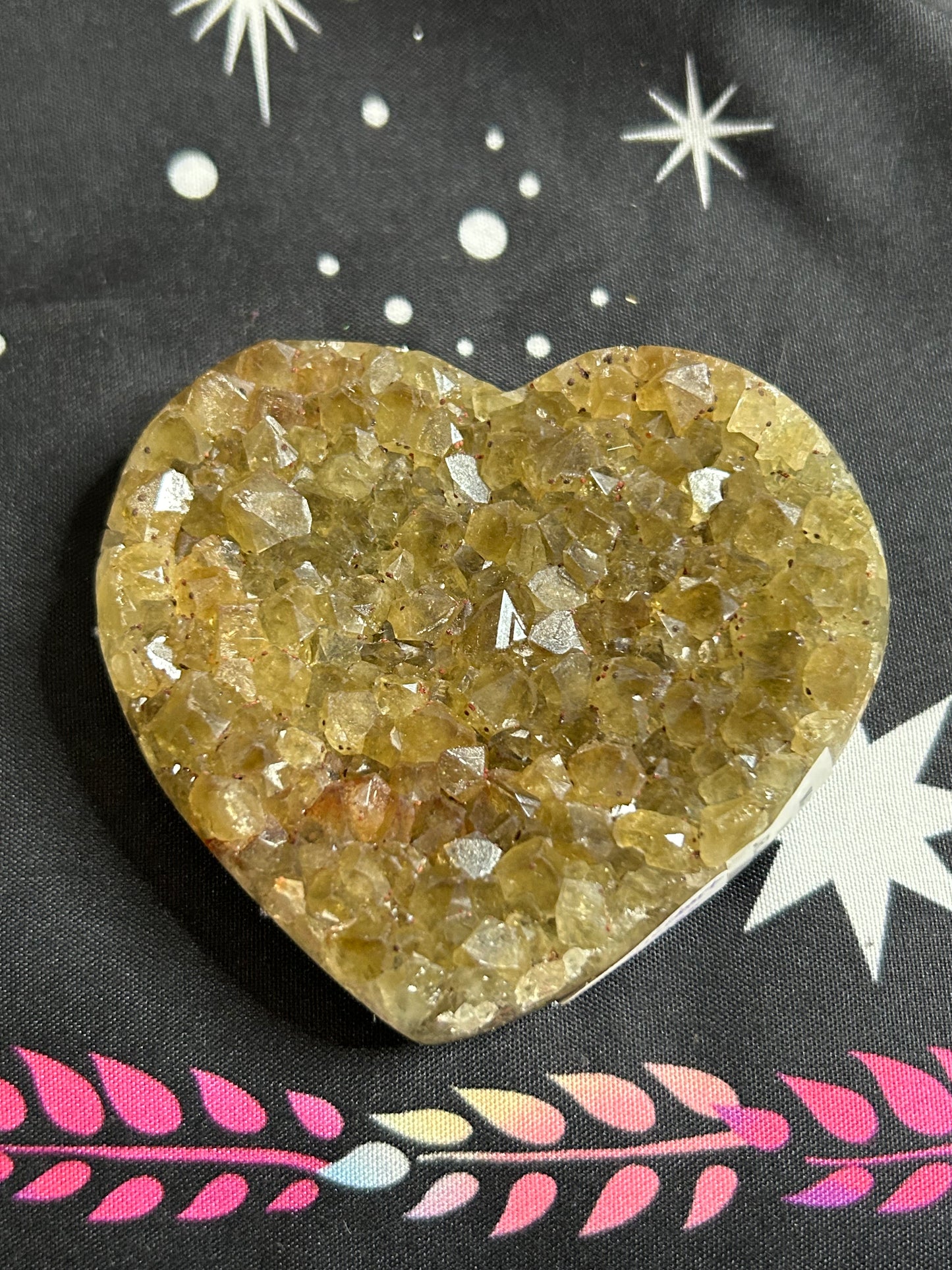 Beautiful, citrine heart