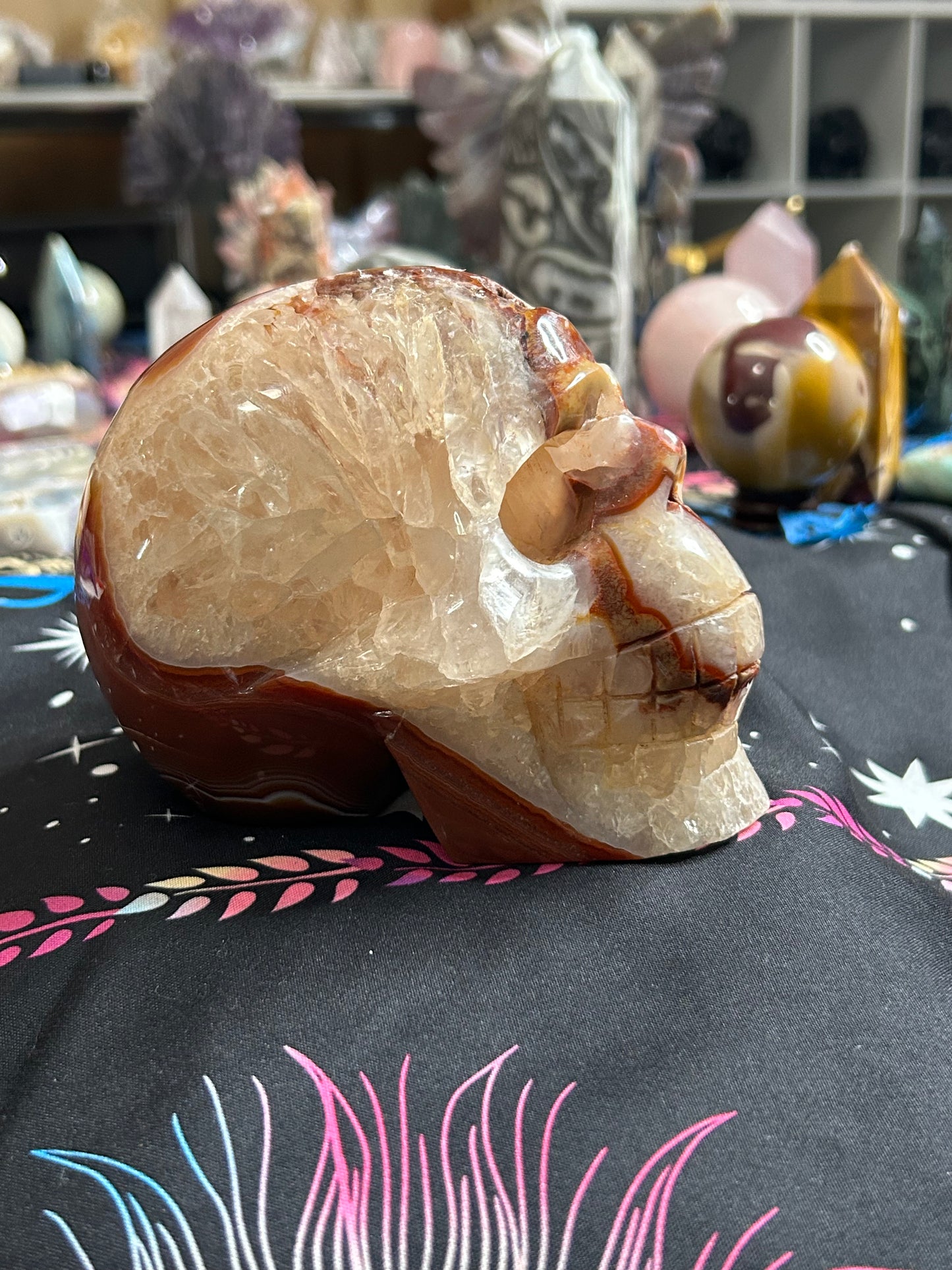 Carnelian huge skull