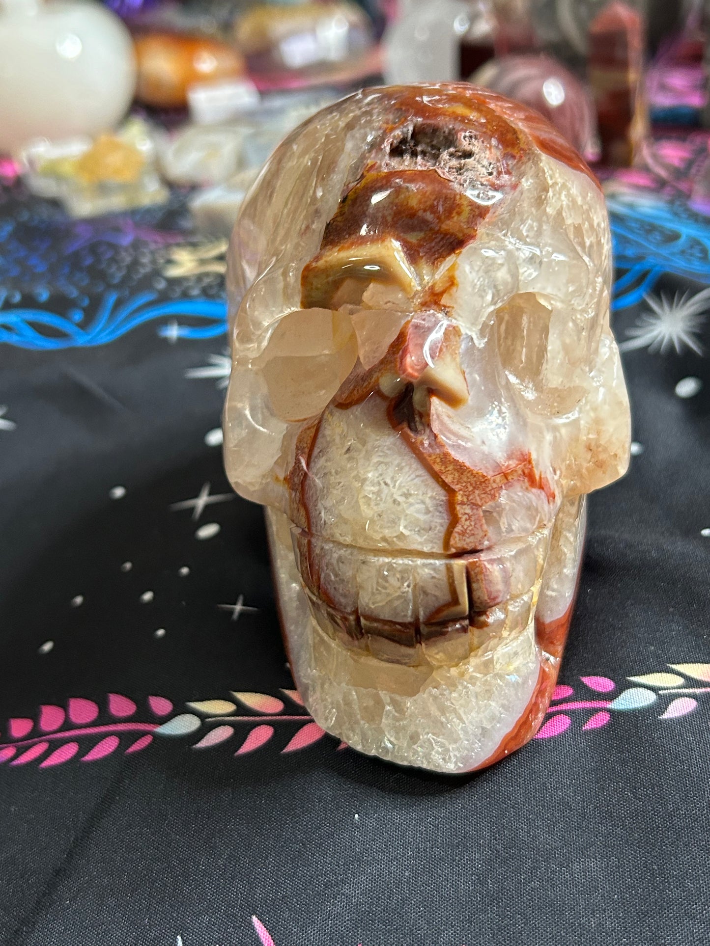 Carnelian huge skull