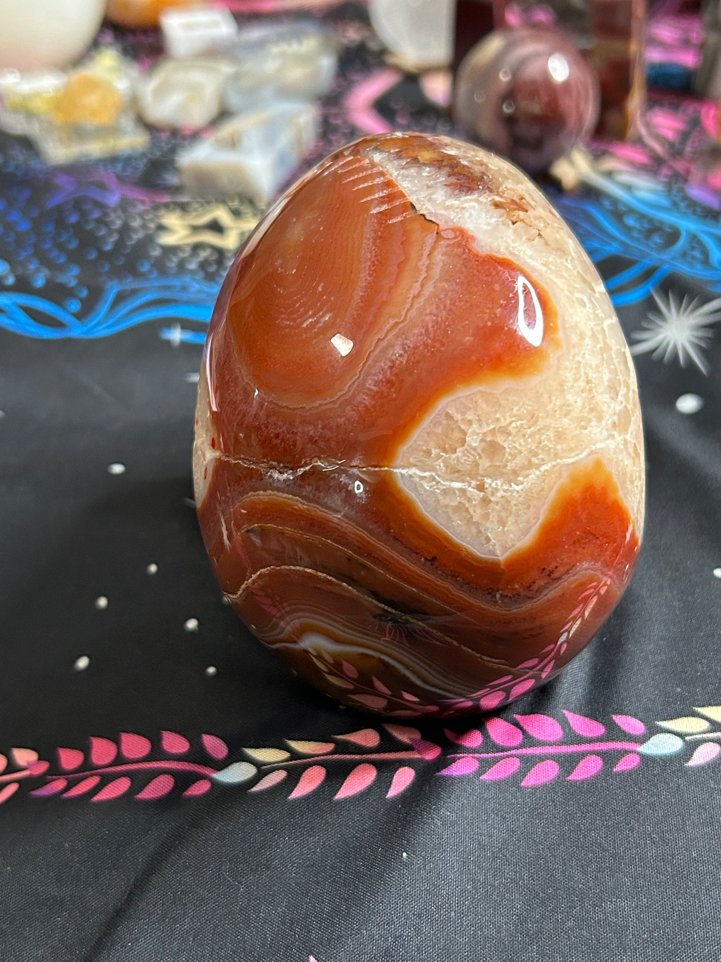 Carnelian huge skull