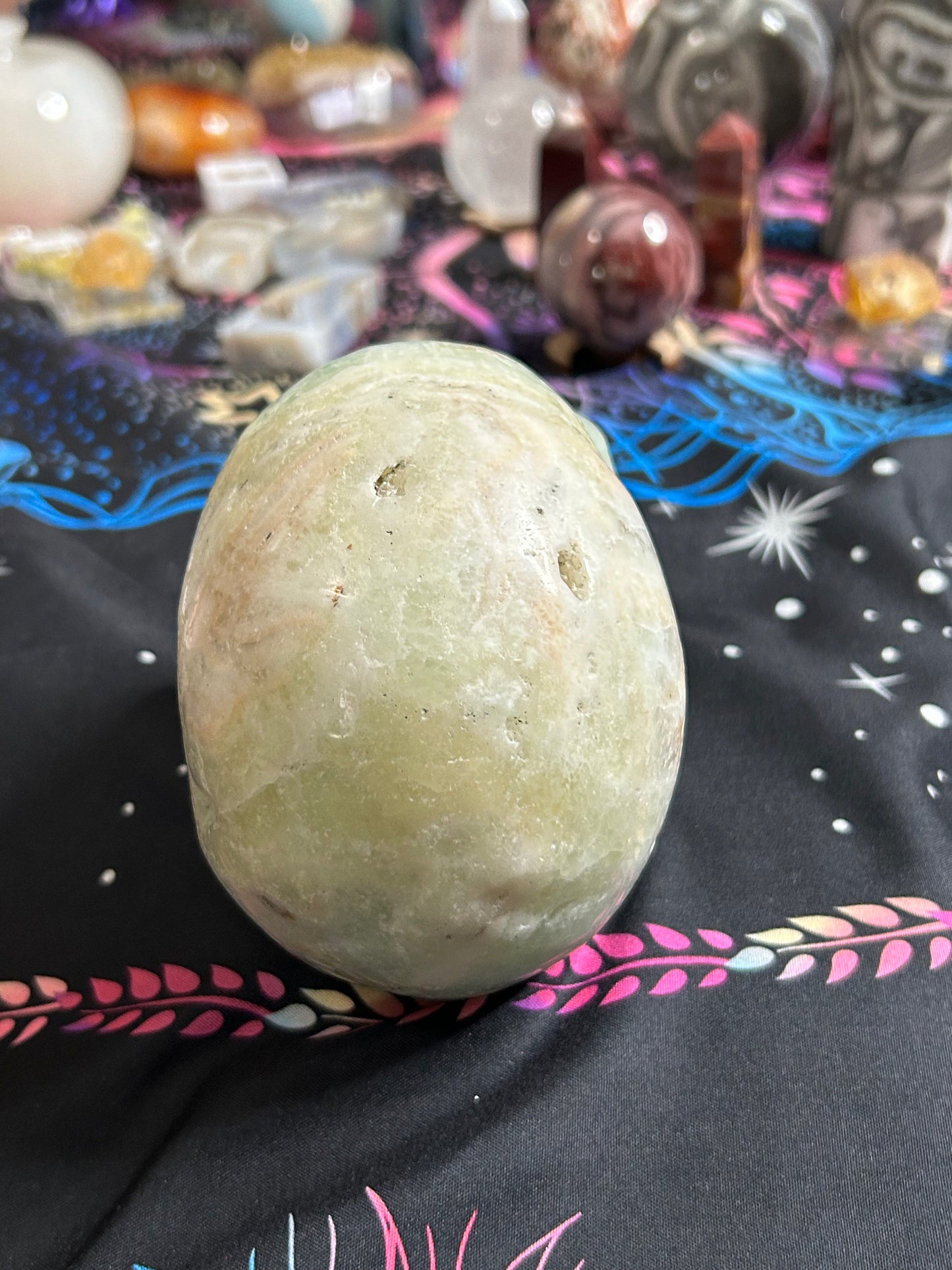 Caribbean calcite skull