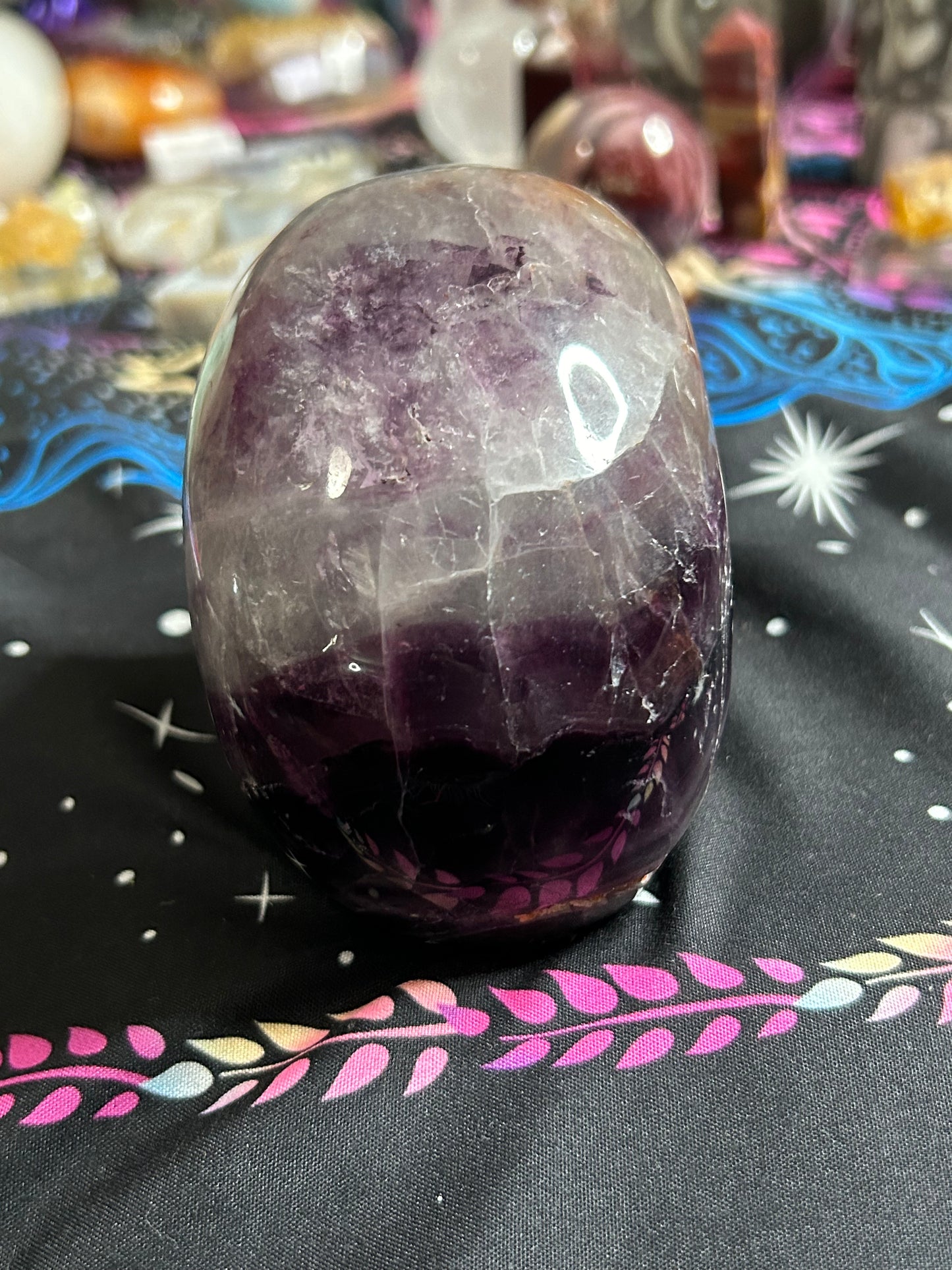 Fluorite huge skull