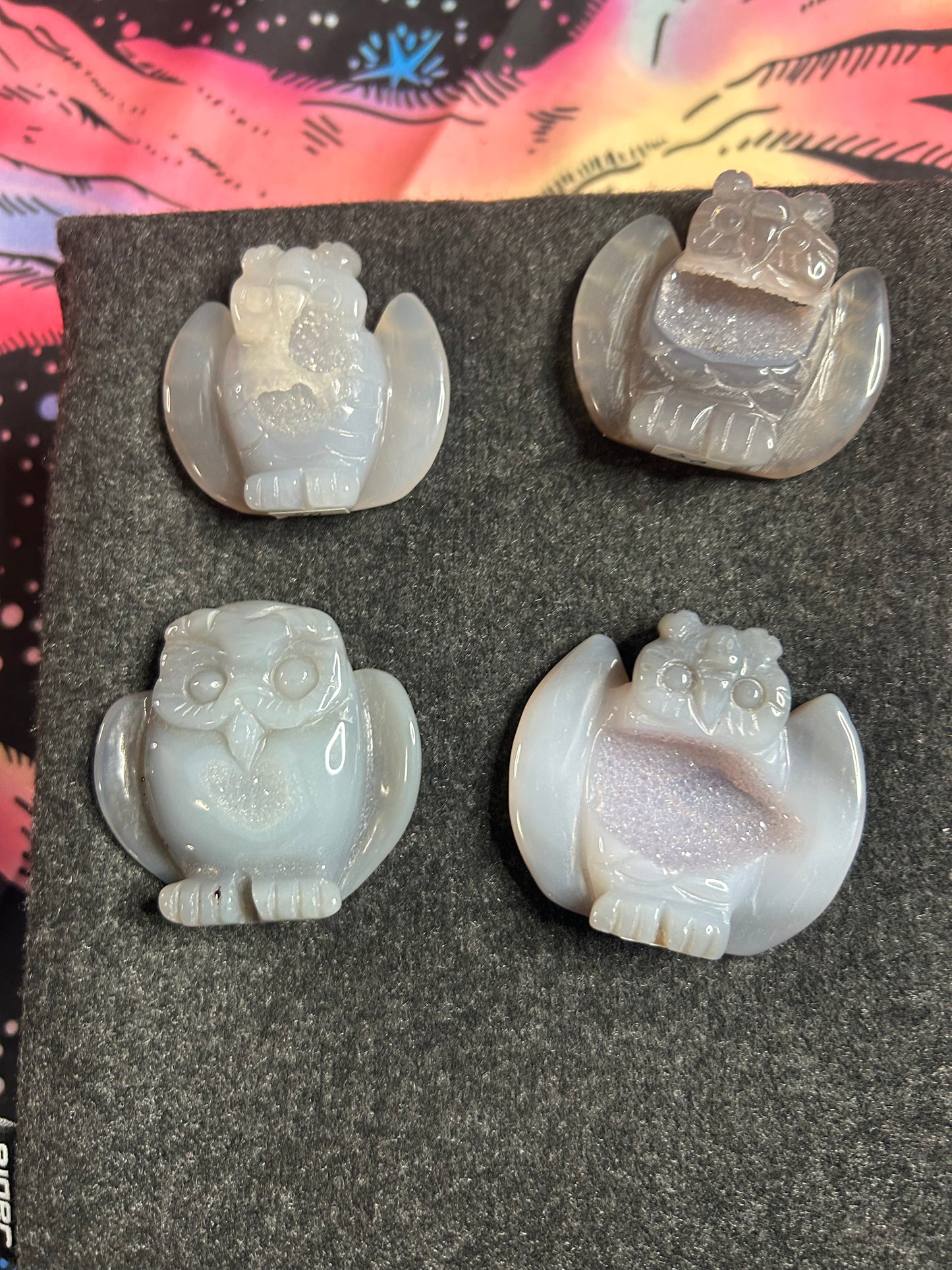 Druzy Owls, buyers choice