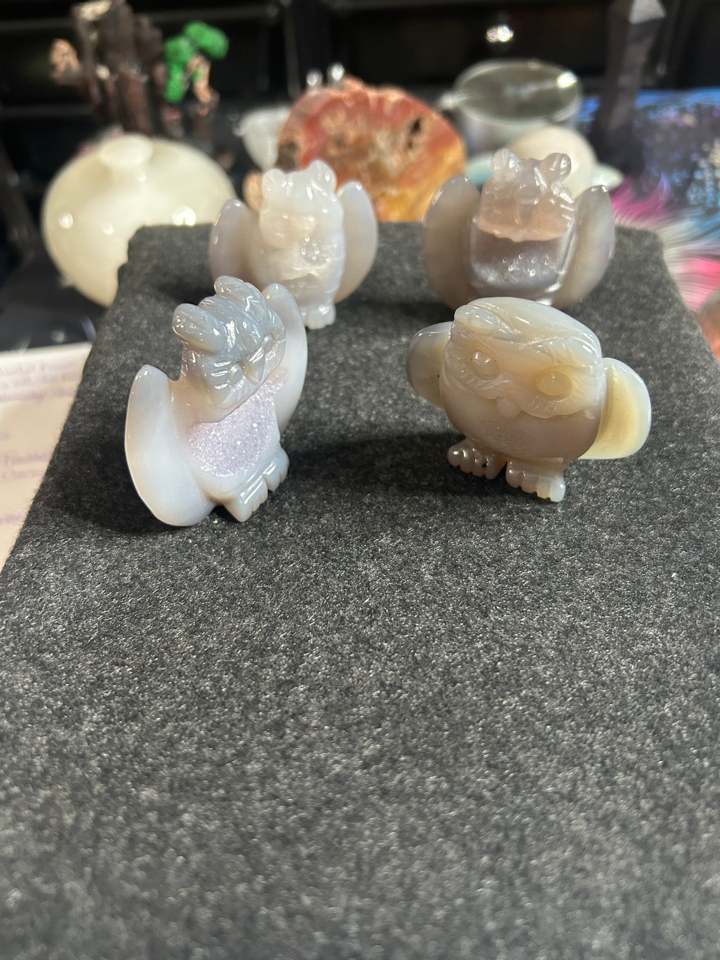 Druzy Owls, buyers choice