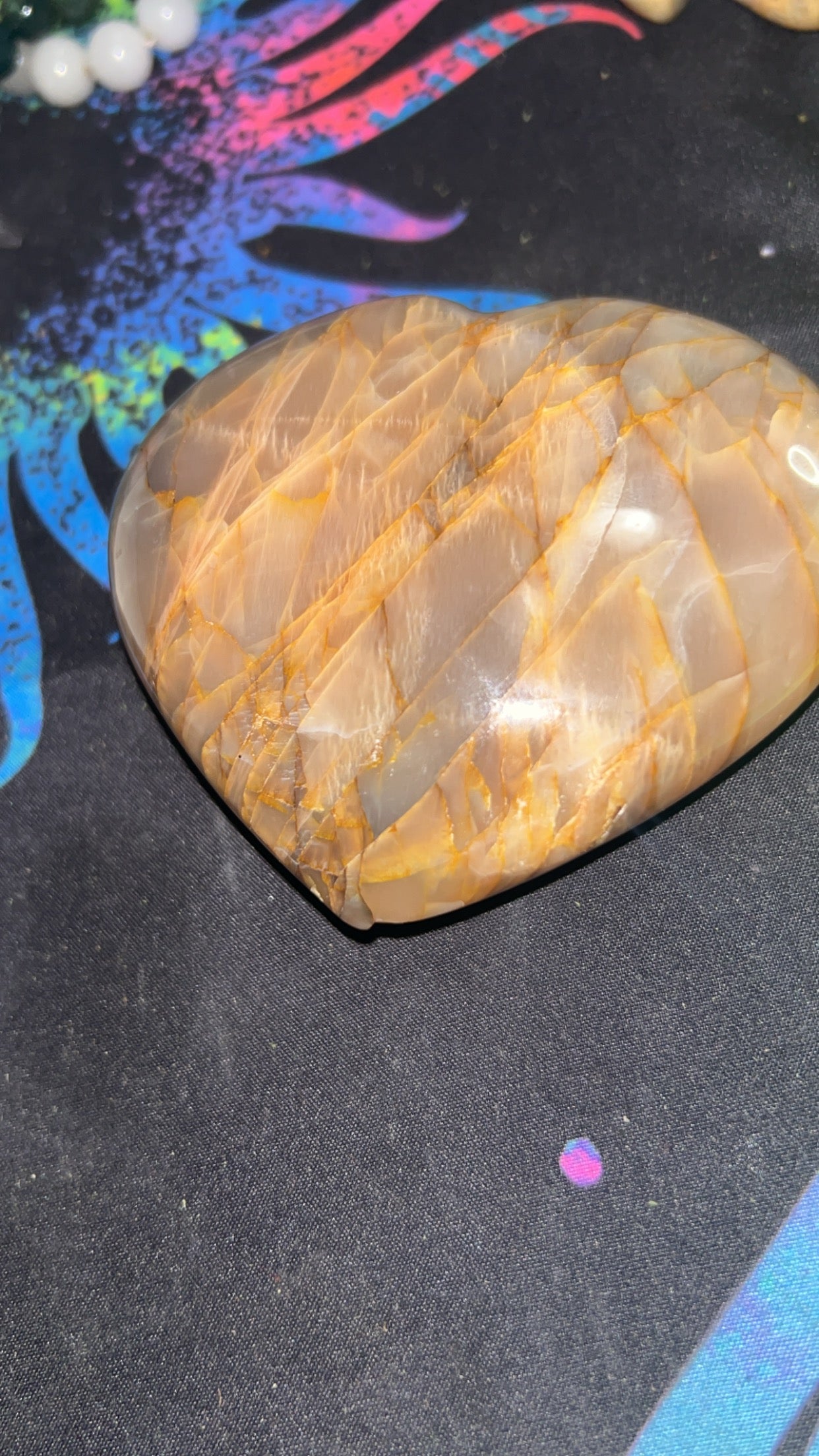 Moonstone heart