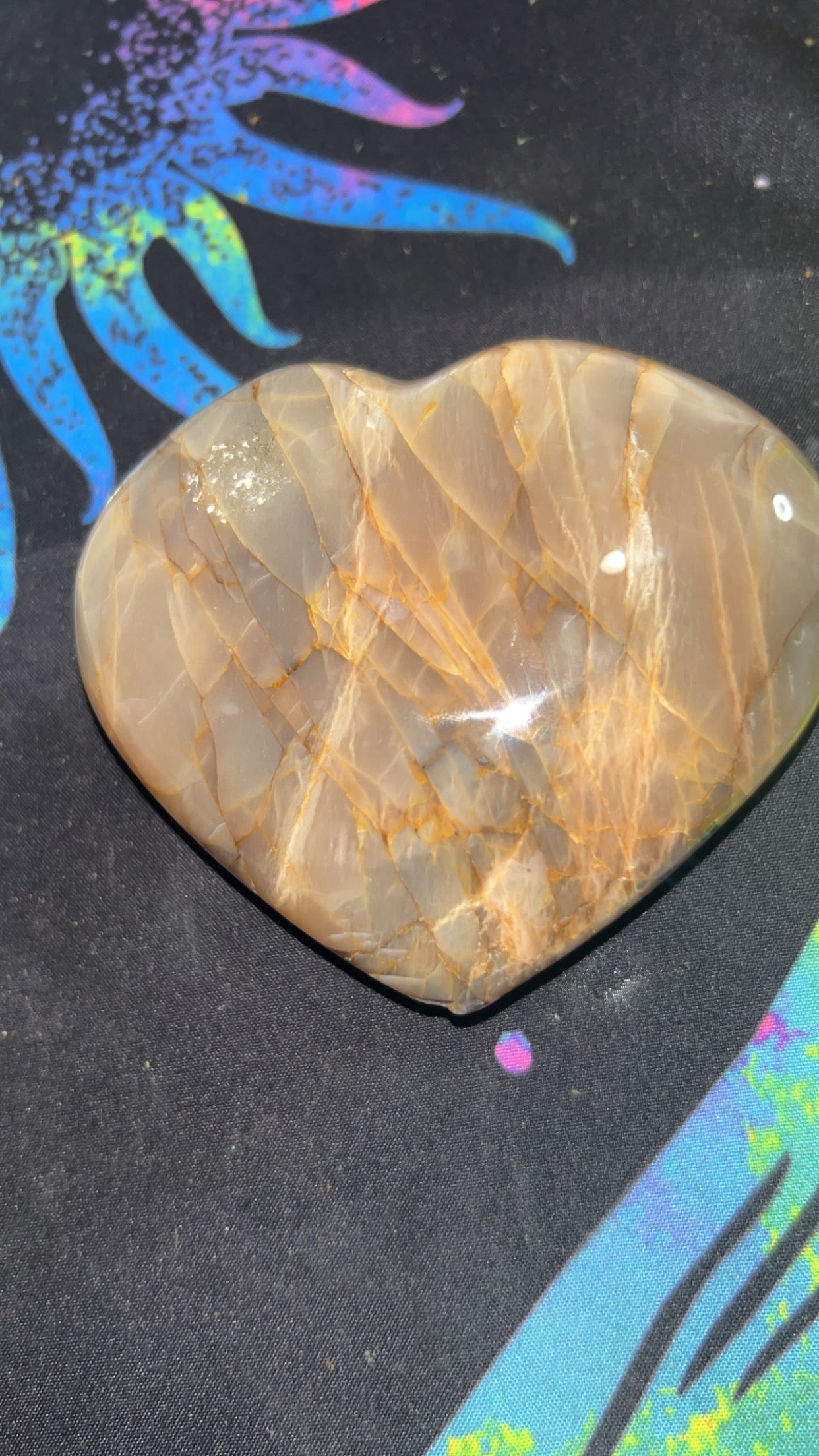 Moonstone heart