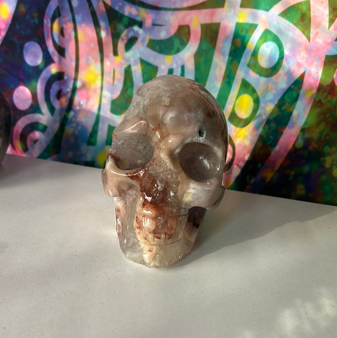 Pink Amethyst Skull